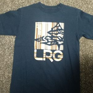LRG blue screen printed tee
